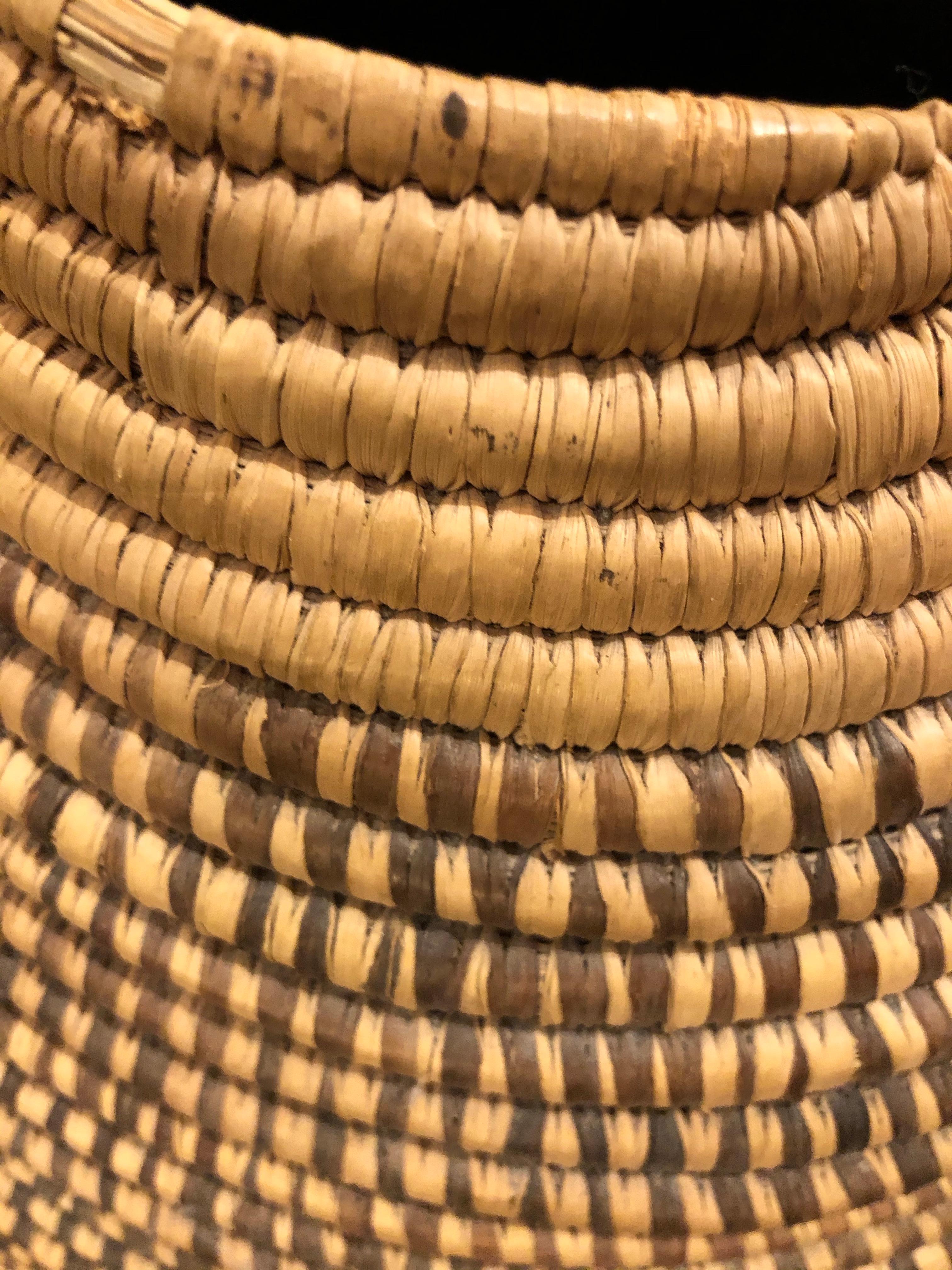 Late 20th Century Large Woven Tribal Basket