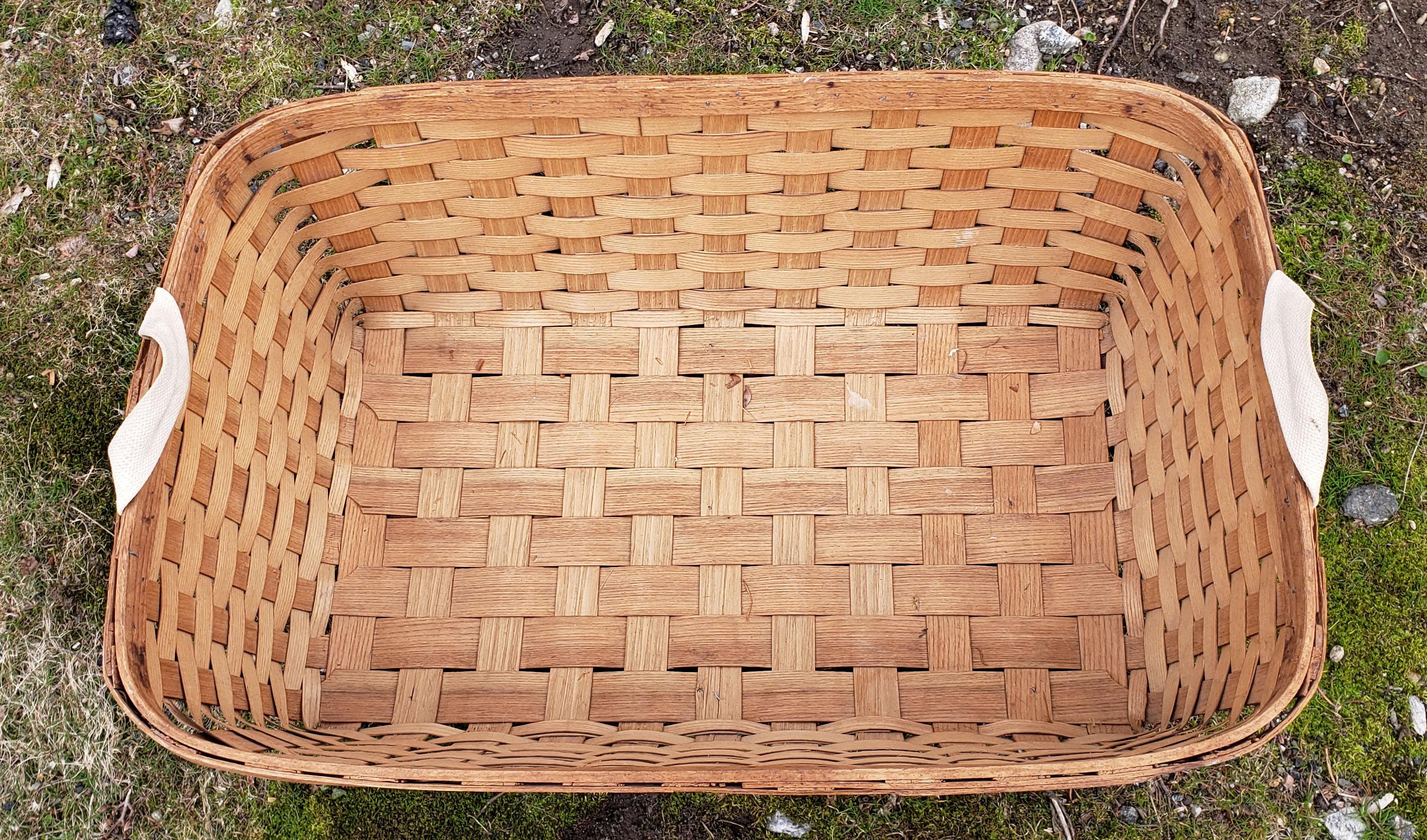 woven wood basket