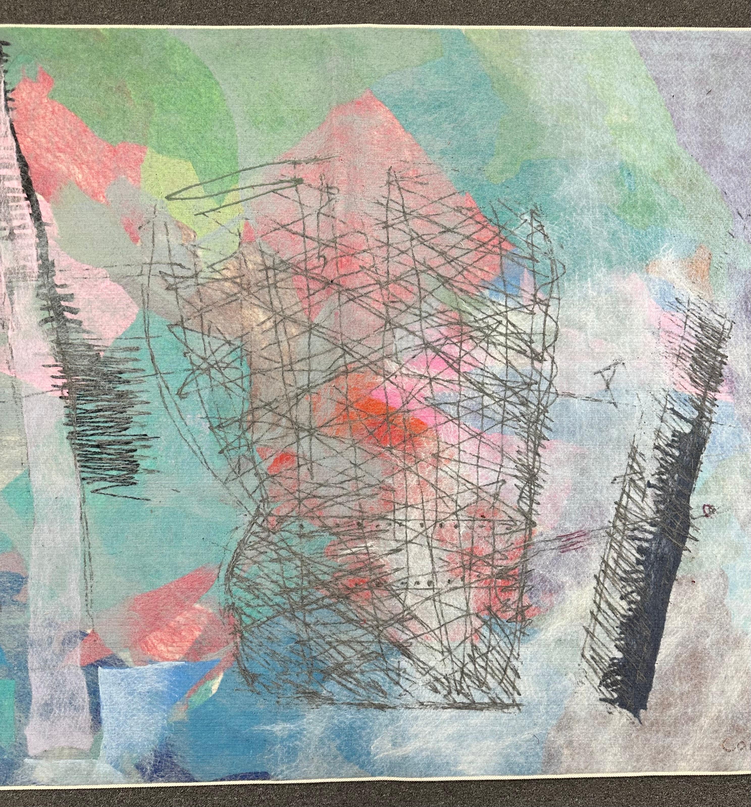 Großer gewebter Wollteppich / Wandteppich „Essence of Absurd #2“ von Calman Shemi im Angebot 2