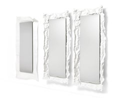 Espejo Wow grande en blanco by Uto Balmoral & Mogg