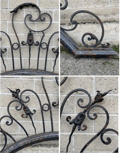 Large Wrought Iron Gate in the Napoleon III Style