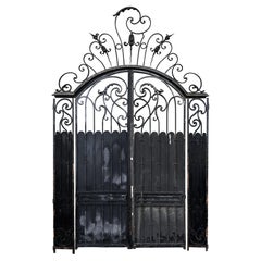 Large Wrought Iron Gate in the Napoleon III Style