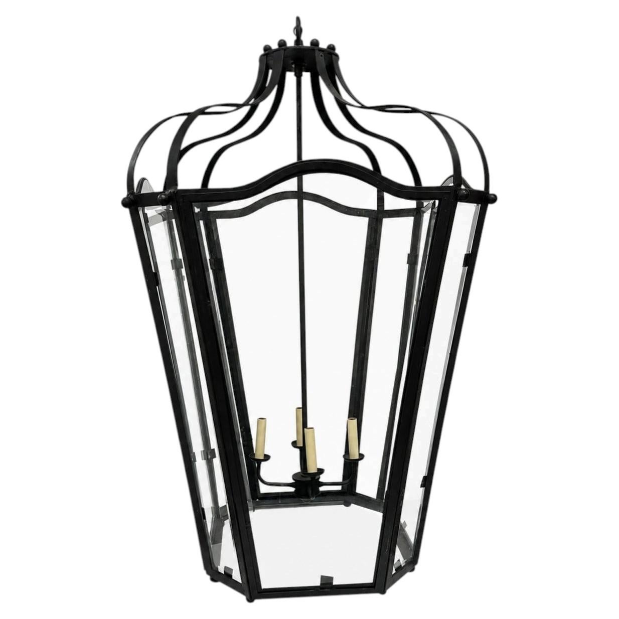 Farol grande de hierro forjado en venta