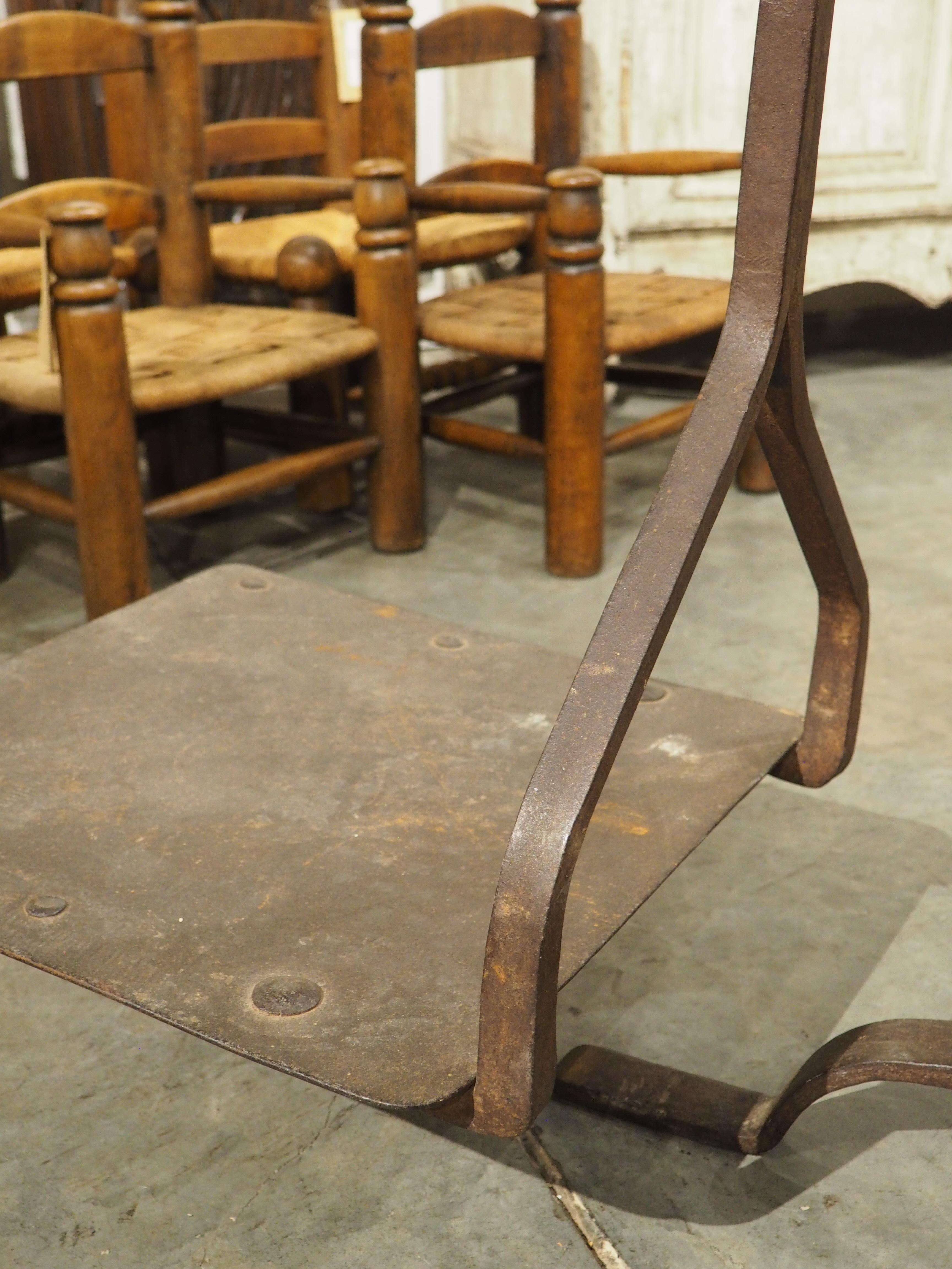 Large Wrought Iron Mid-19th Century Scale from Catalonia en vente 6