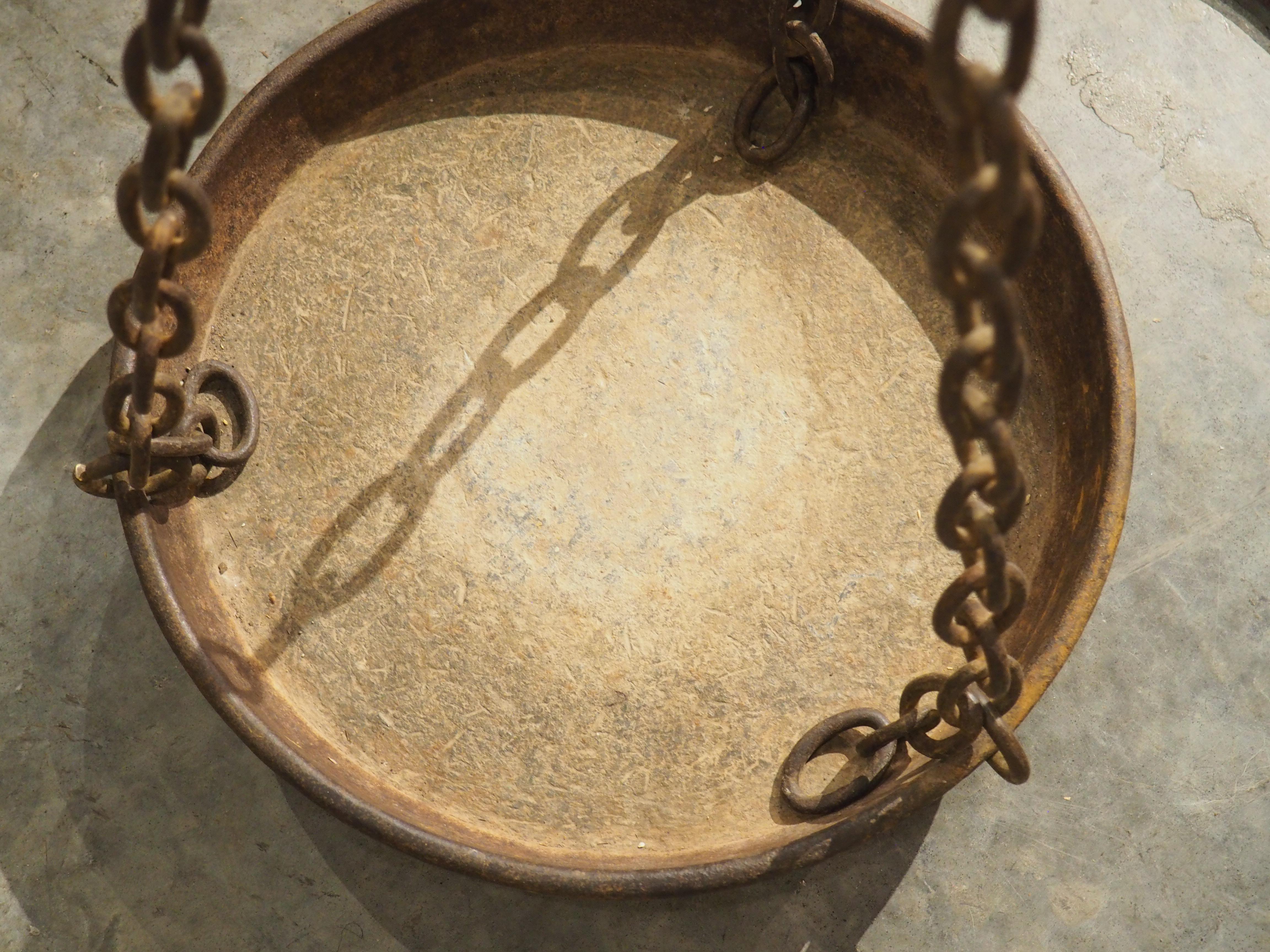Français Large Wrought Iron Mid-19th Century Scale from Catalonia en vente