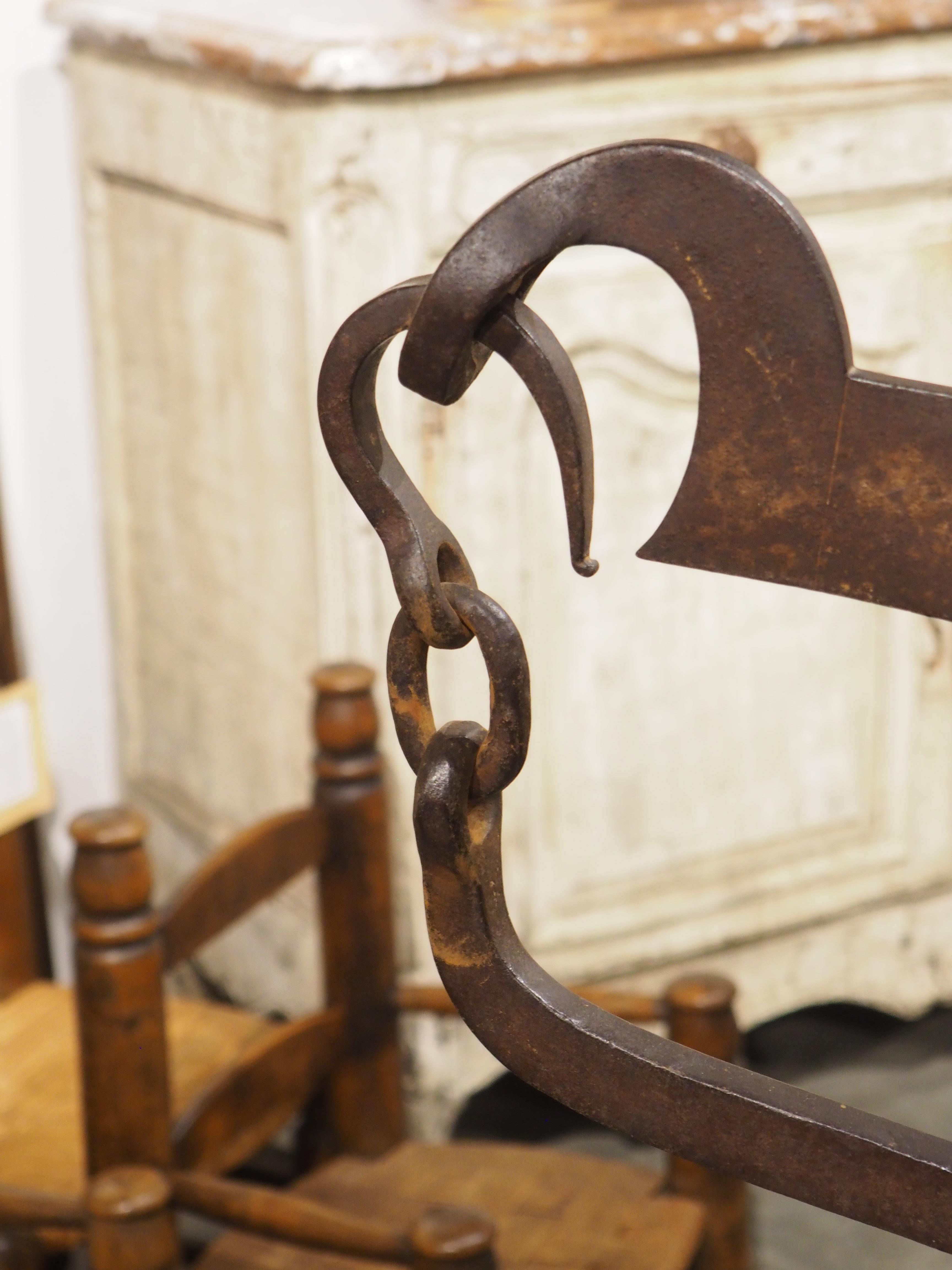 Large Wrought Iron Mid-19th Century Scale from Catalonia en vente 1