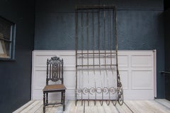 Große schmiedeeiserne Fenstergitter, 2er-Set