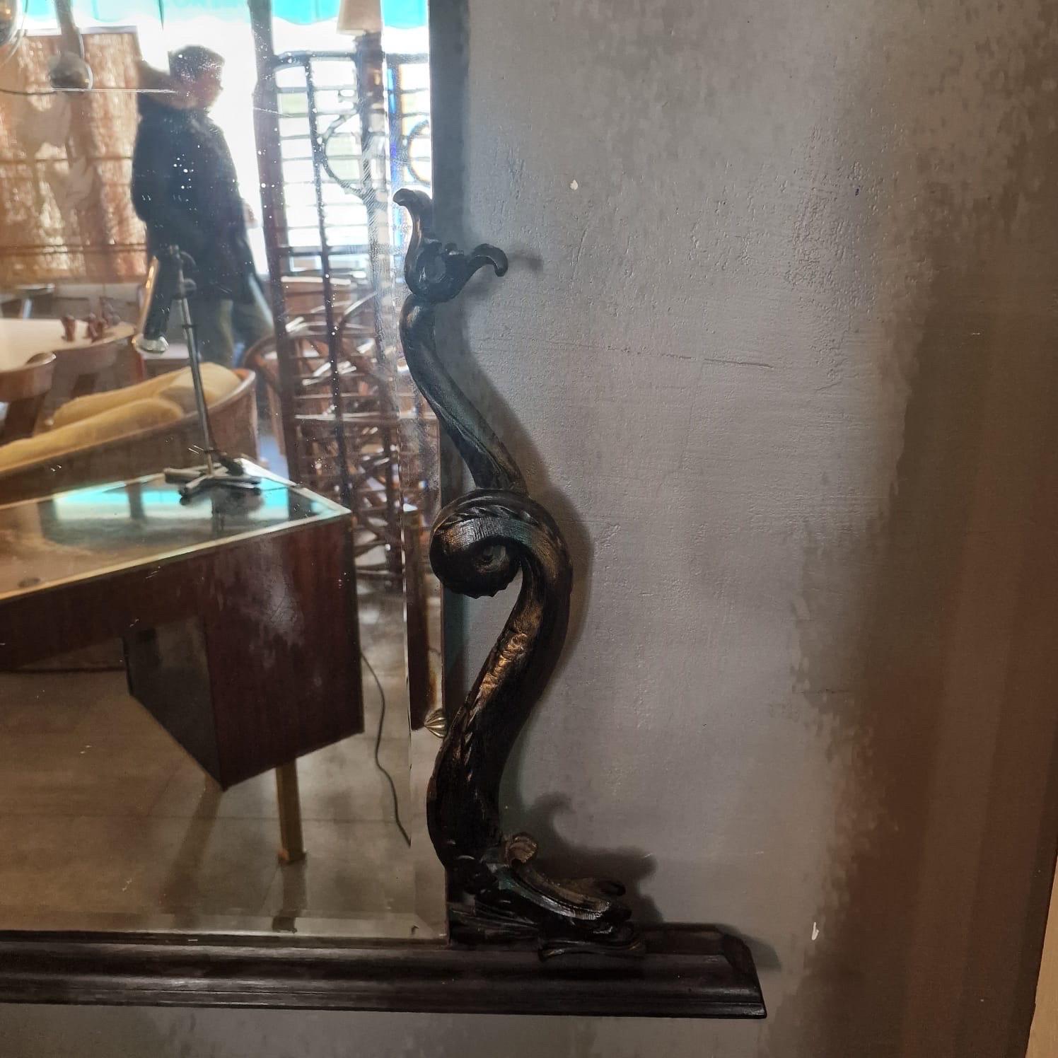 Large XIXth « dragon » mirror In Good Condition For Sale In Isle Sur Sorgue, FR