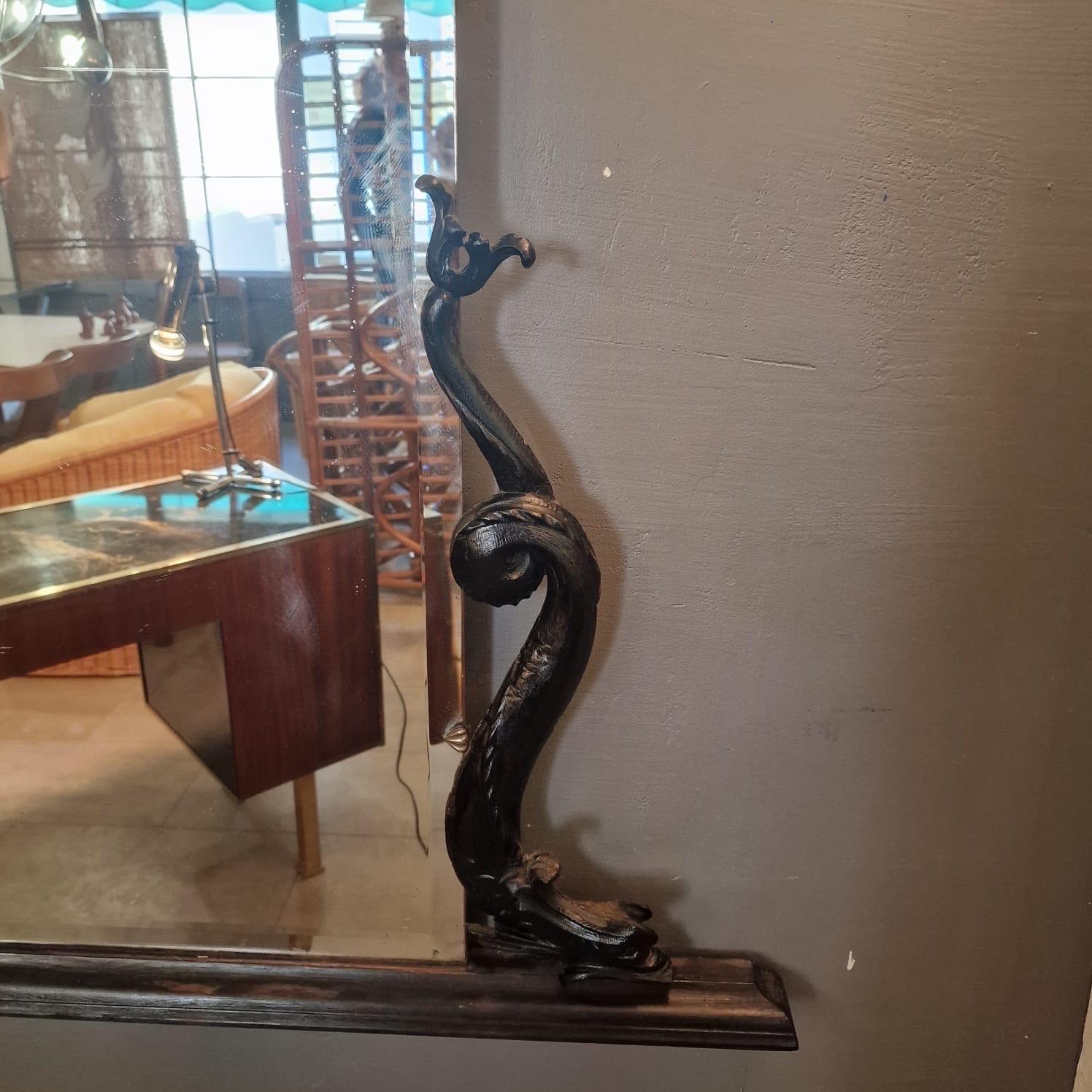 Late 19th Century Large XIXth « dragon » mirror For Sale