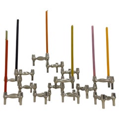 Large XL Candlestick by Fritz Nagel & Ceasar Stoffi and manufactured by BMF 1960