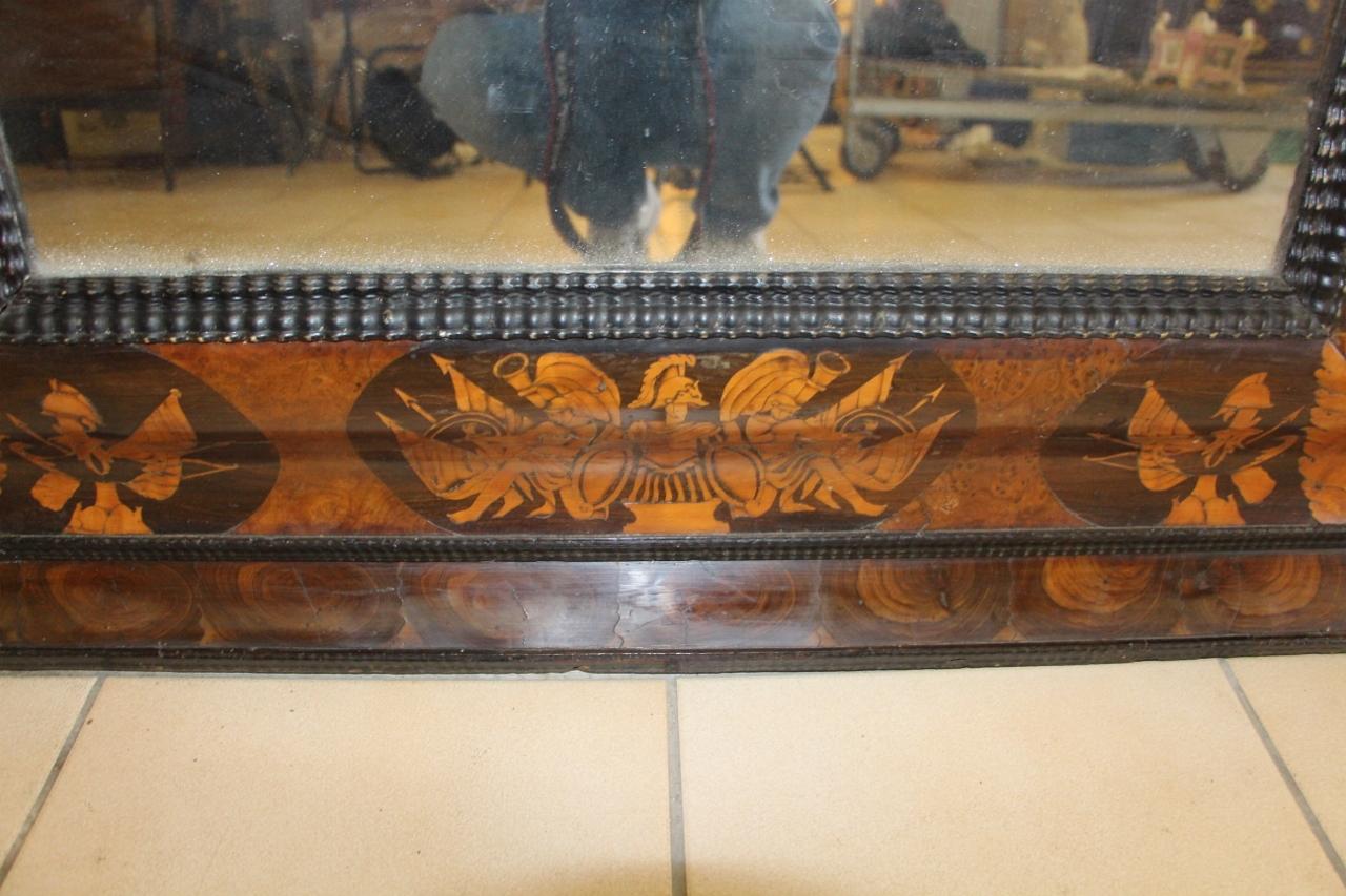 Large 17th Century Mirror In Good Condition In charmes, FR