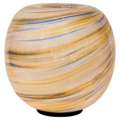 Large XX Century Murano Swirl Blown Table Lamp