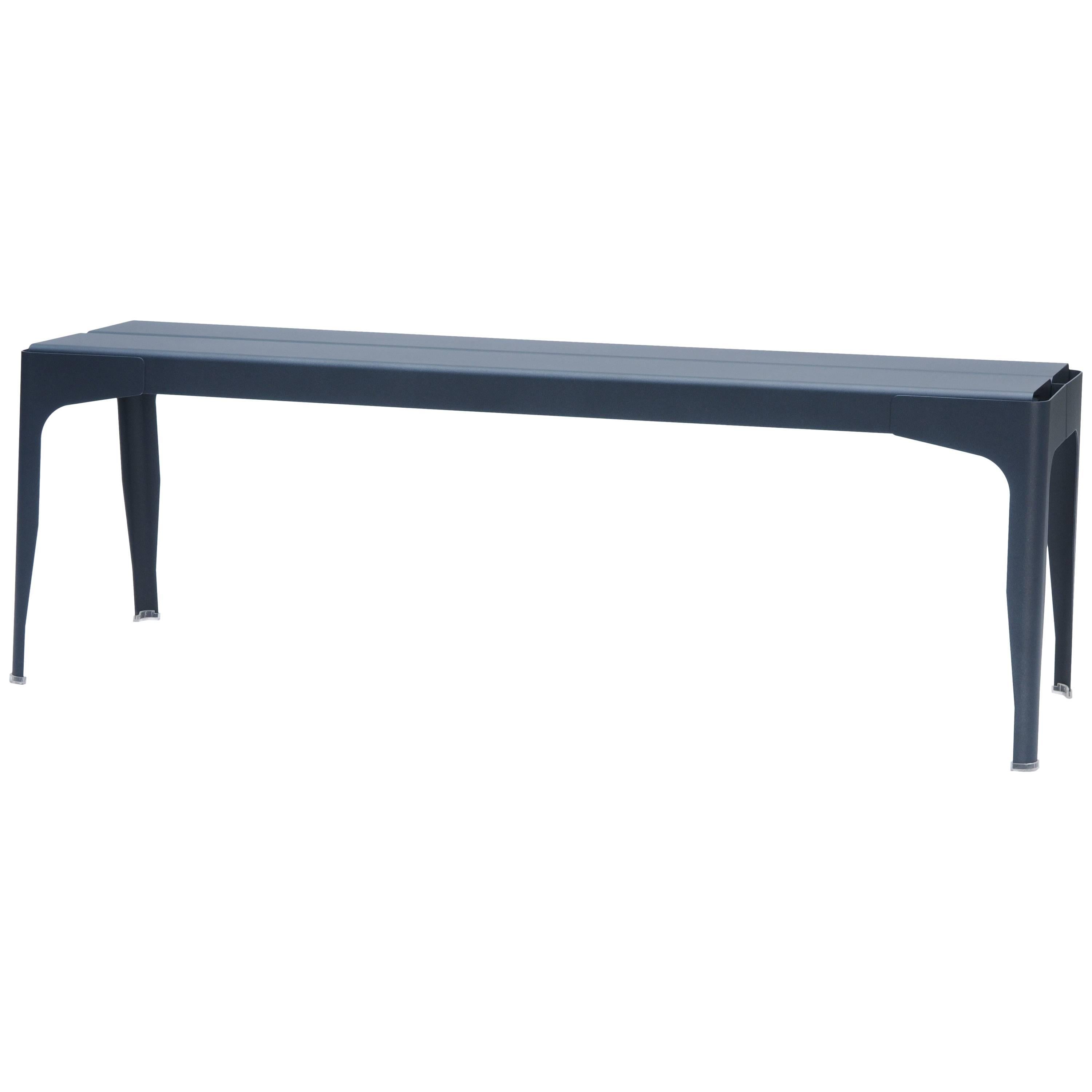 Large Y Bench in Ocean Blue by Normal Studio and Tolix For Sale