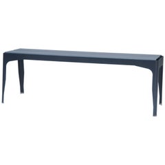 Large Y Bench in Ocean Blue by Normal Studio and Tolix
