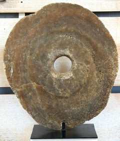 Large Yap Island Pre-O'Keefe Type (19th Century or Earlier) Rai Stone Money