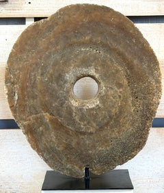 Large Yap Island Pre-O'Keefe Type (19th Century or Earlier) Rai Stone Money