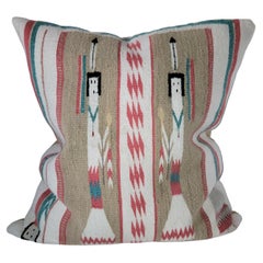 Vintage Large Yei Indian Weaving Pillows