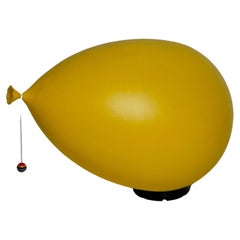 Large Yellow Balloon Wall Lamp by Yves Christin for Bilumen, 1970s