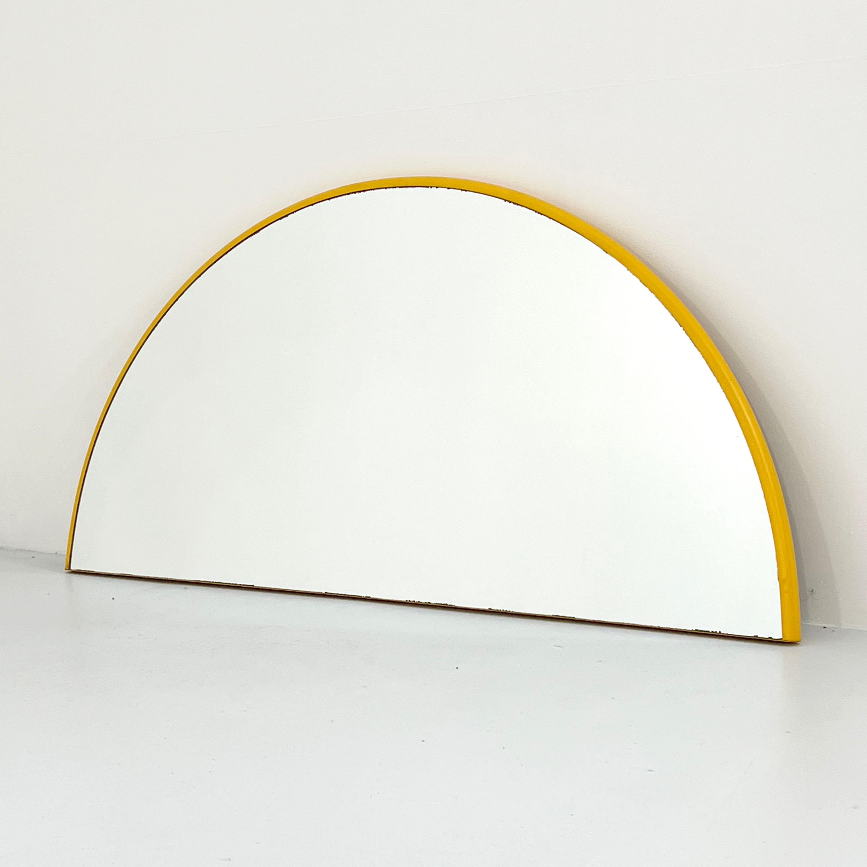 Design Period - Seventies
Measurements - width 120 cm x depth 4 cm x height 60 cm
Materials - Plastic, mirror
Color - Yellow.