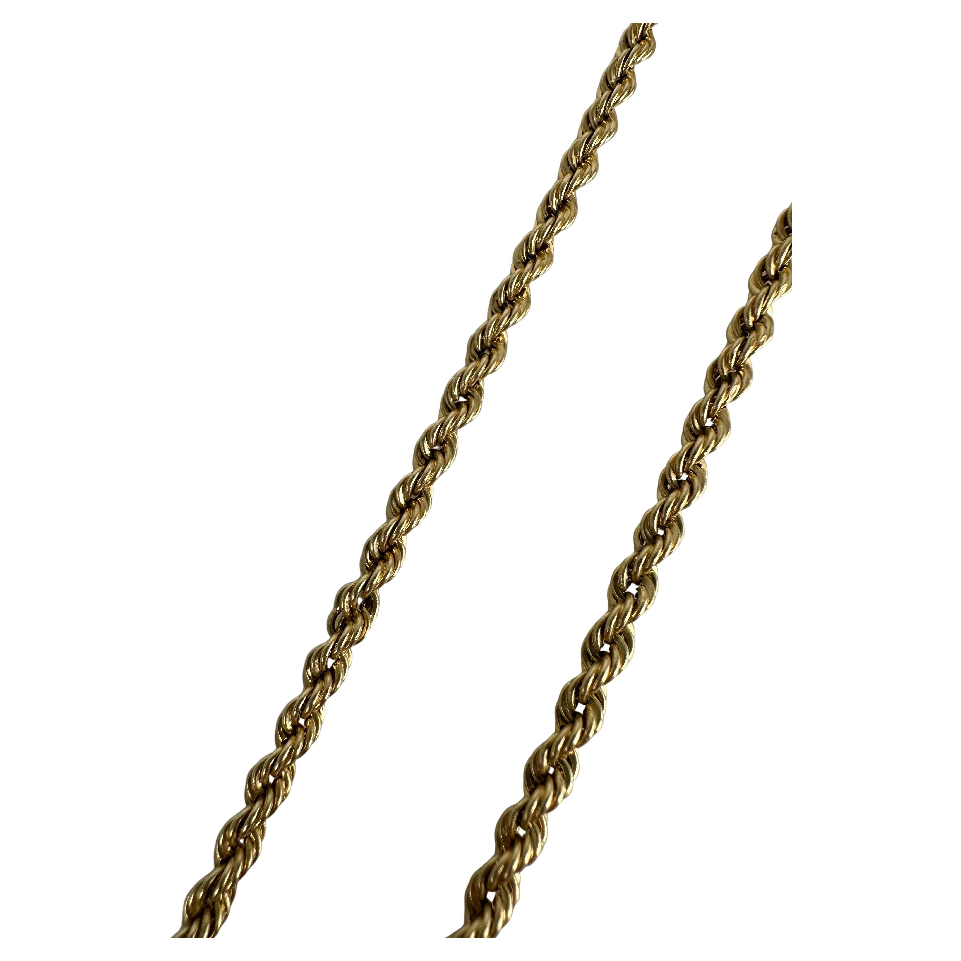 Large yellow gold chain 14KT gold