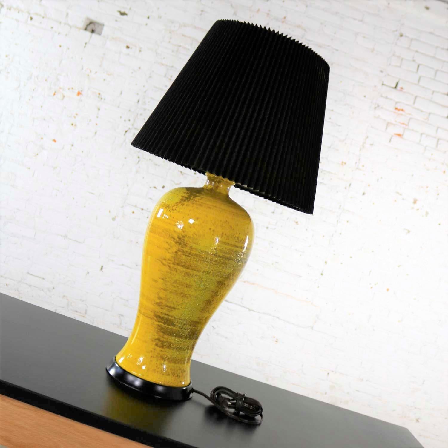modern yellow lamp
