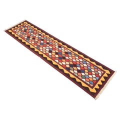Large Yeni Kilim Runner Rug, 128"L - Mezzanine Gallery Shop at Metropolitan Muse