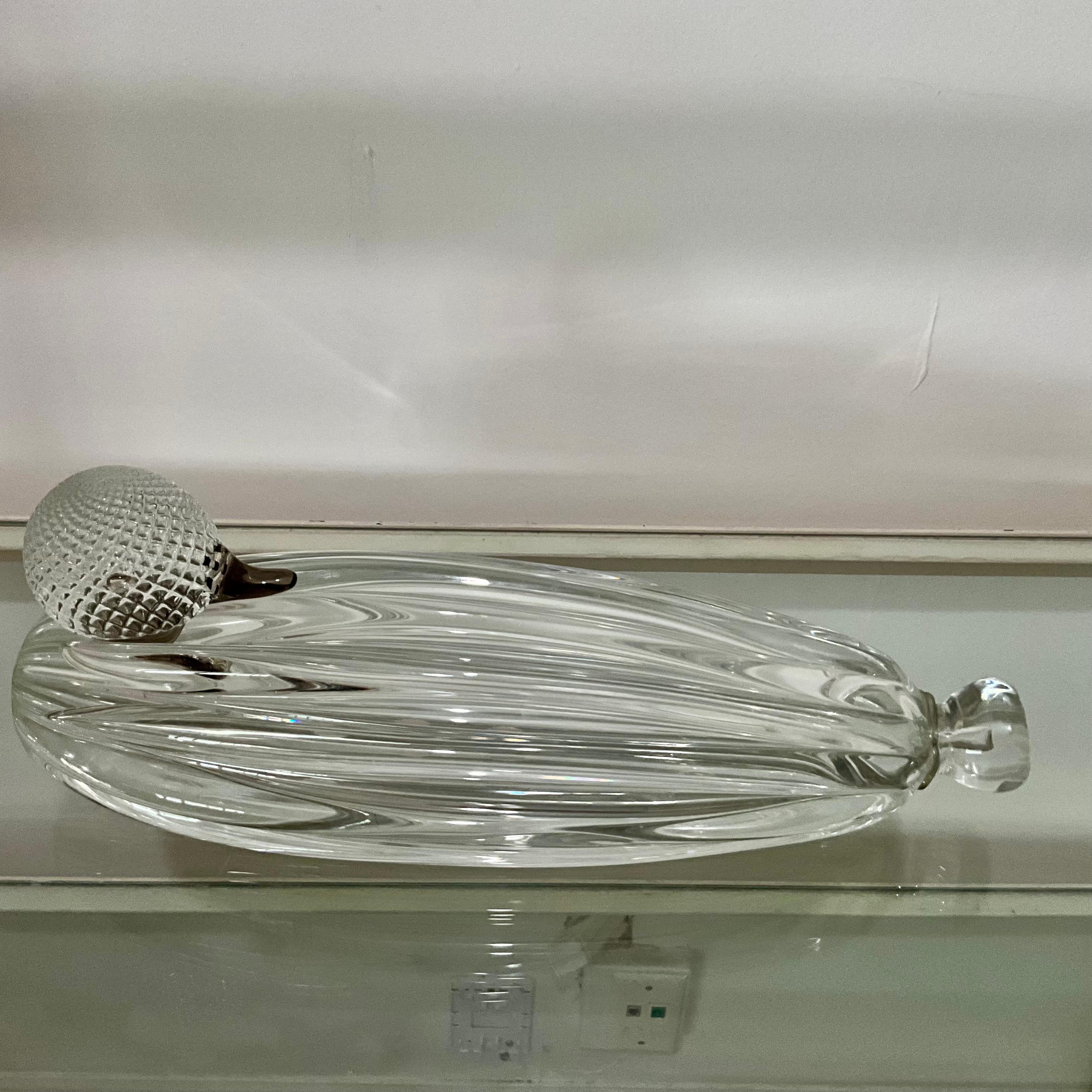 Grande scultura di anatra in vetro di Murano di Zanetti Murano, firmata, Italia, XX secolo in vendita 4