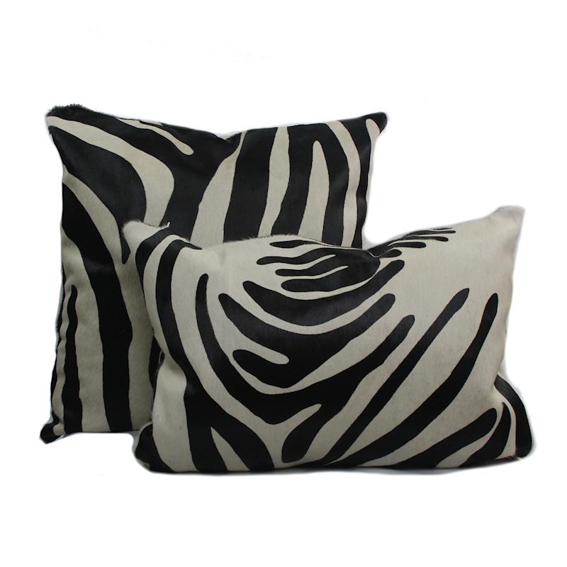large zebra print cushions