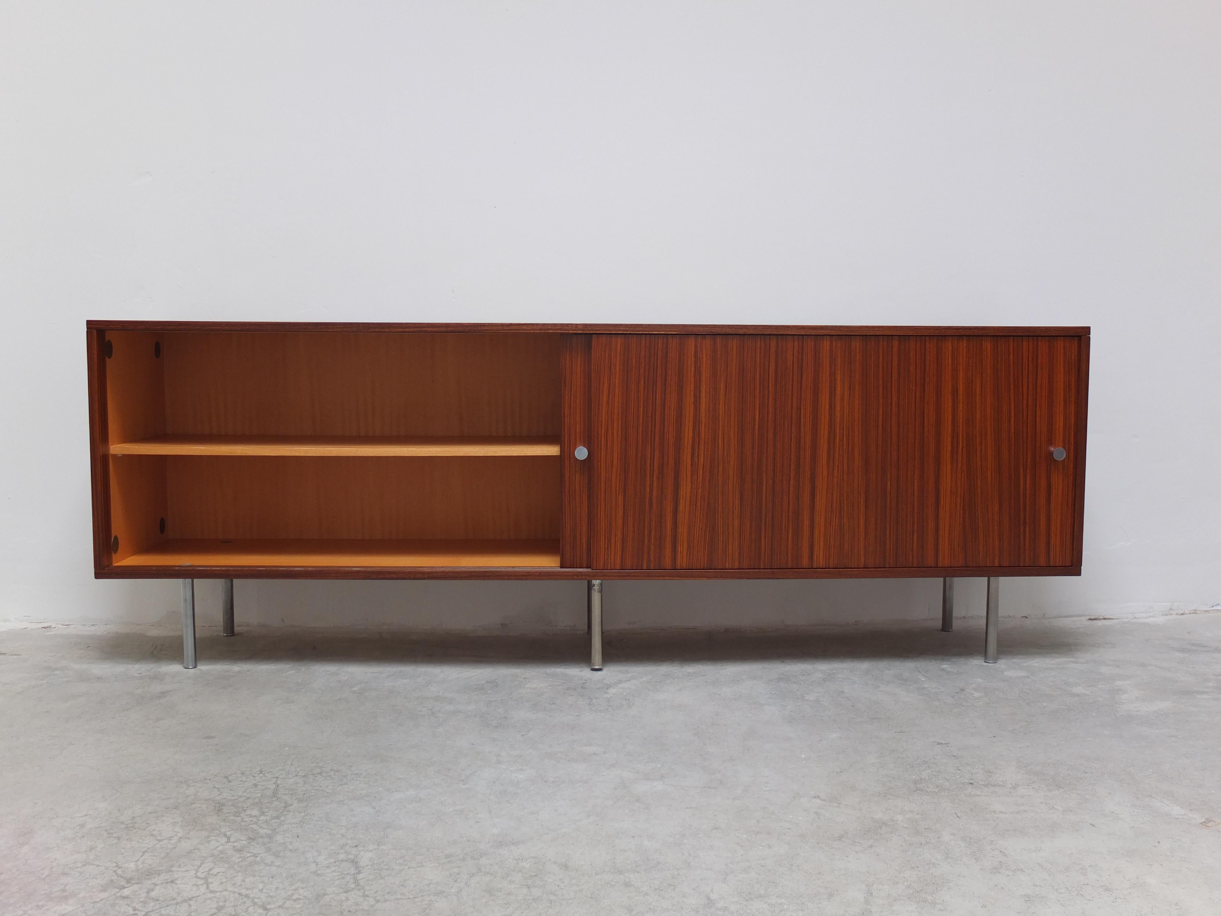 Large Zebrano Sideboard by Alfred Hendrickx for Belform, 1960s For Sale 4