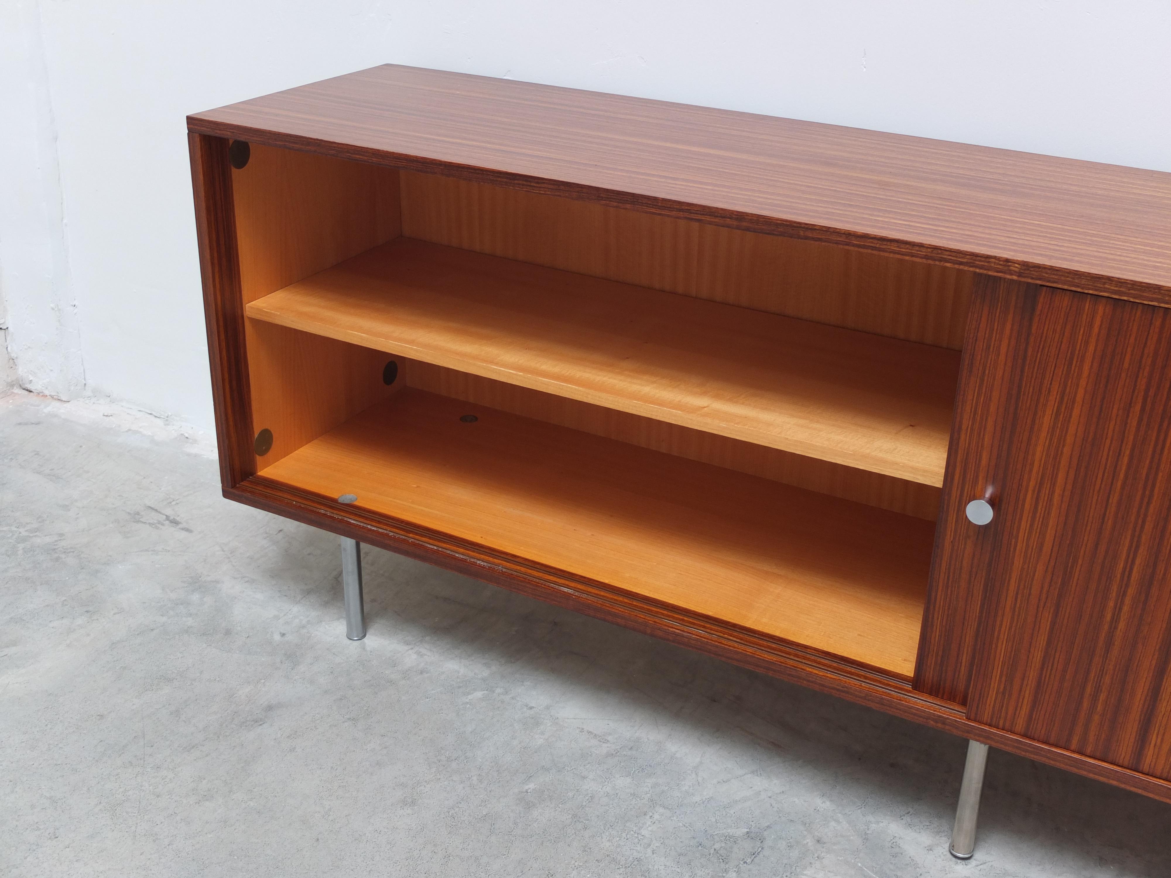 Large Zebrano Sideboard by Alfred Hendrickx for Belform, 1960s For Sale 5