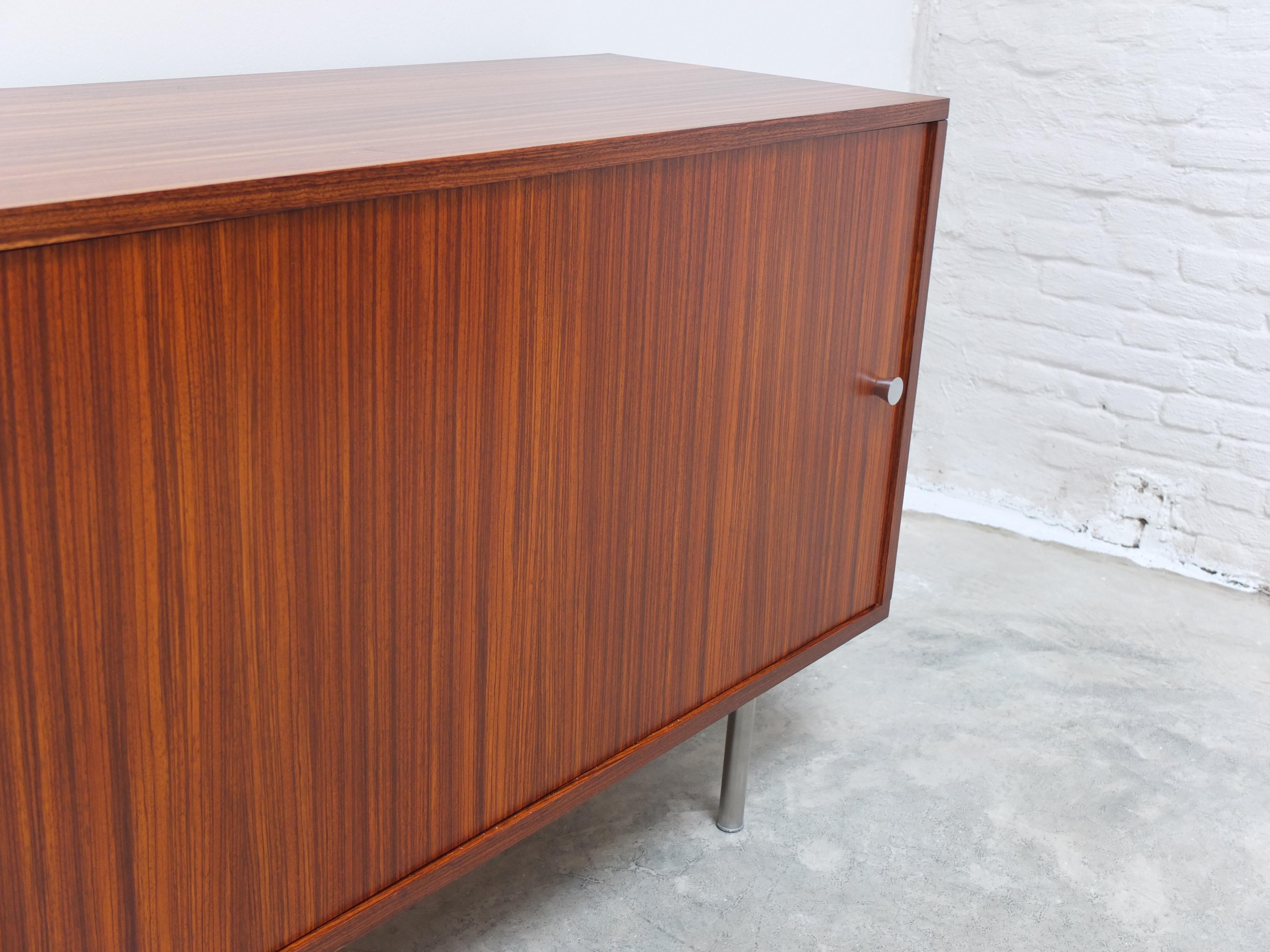 Large Zebrano Sideboard by Alfred Hendrickx for Belform, 1960s For Sale 8