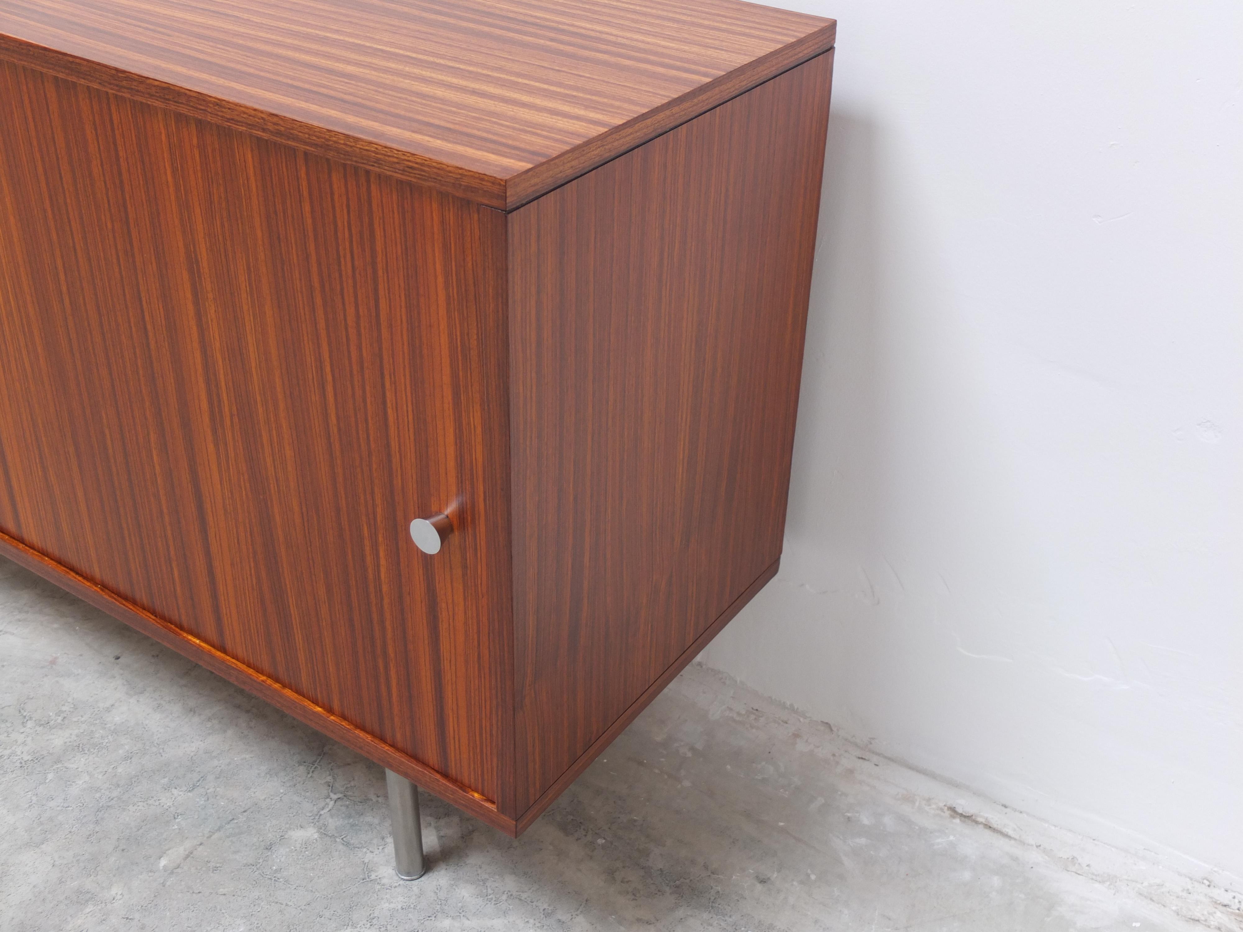 Large Zebrano Sideboard by Alfred Hendrickx for Belform, 1960s For Sale 9
