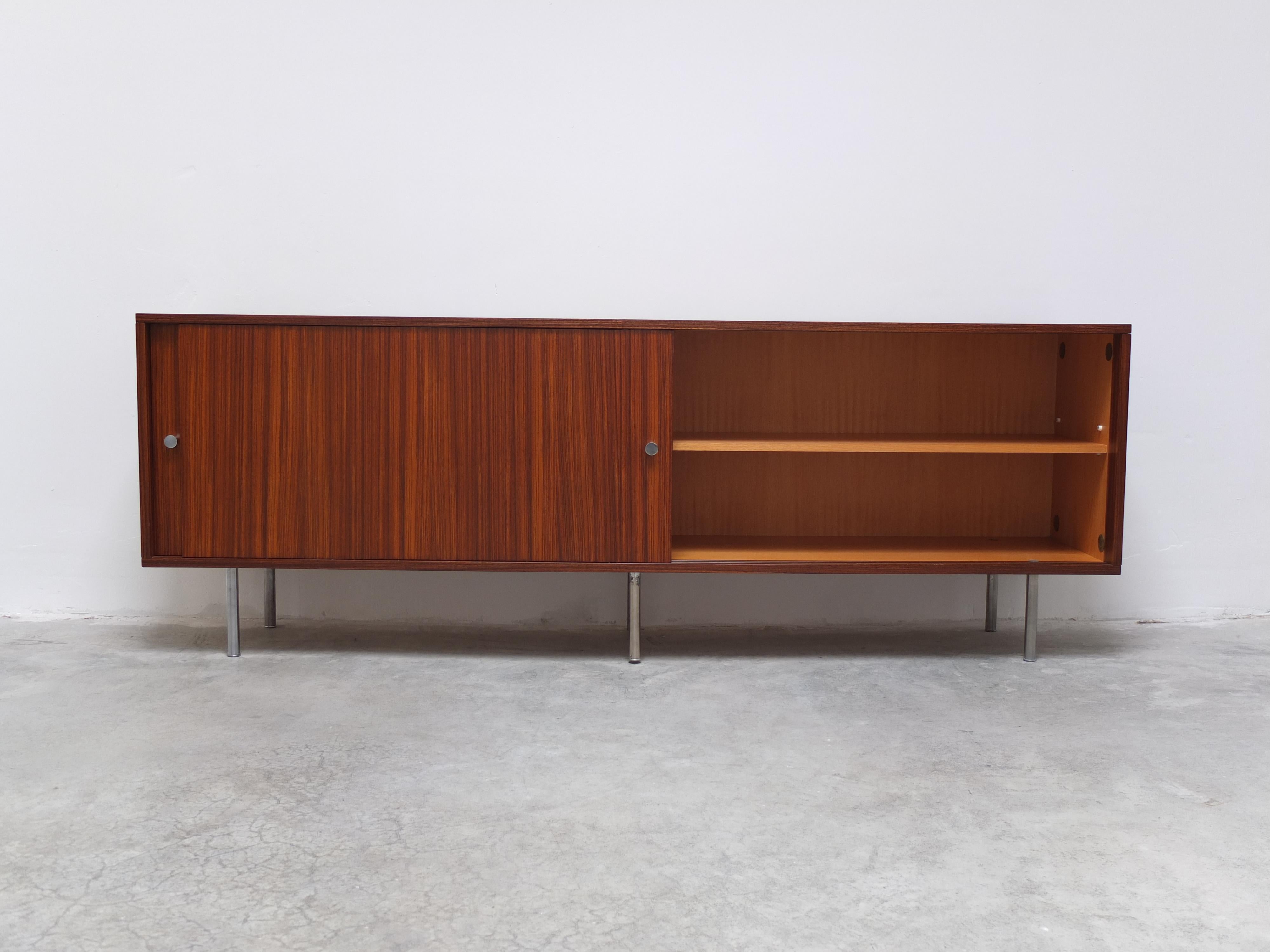 Large Zebrano Sideboard by Alfred Hendrickx for Belform, 1960s For Sale 2