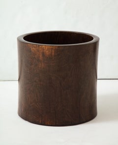Large Zitan Huanghuali Hardwood Brush Pot Bitong, Qing Dynasty, China