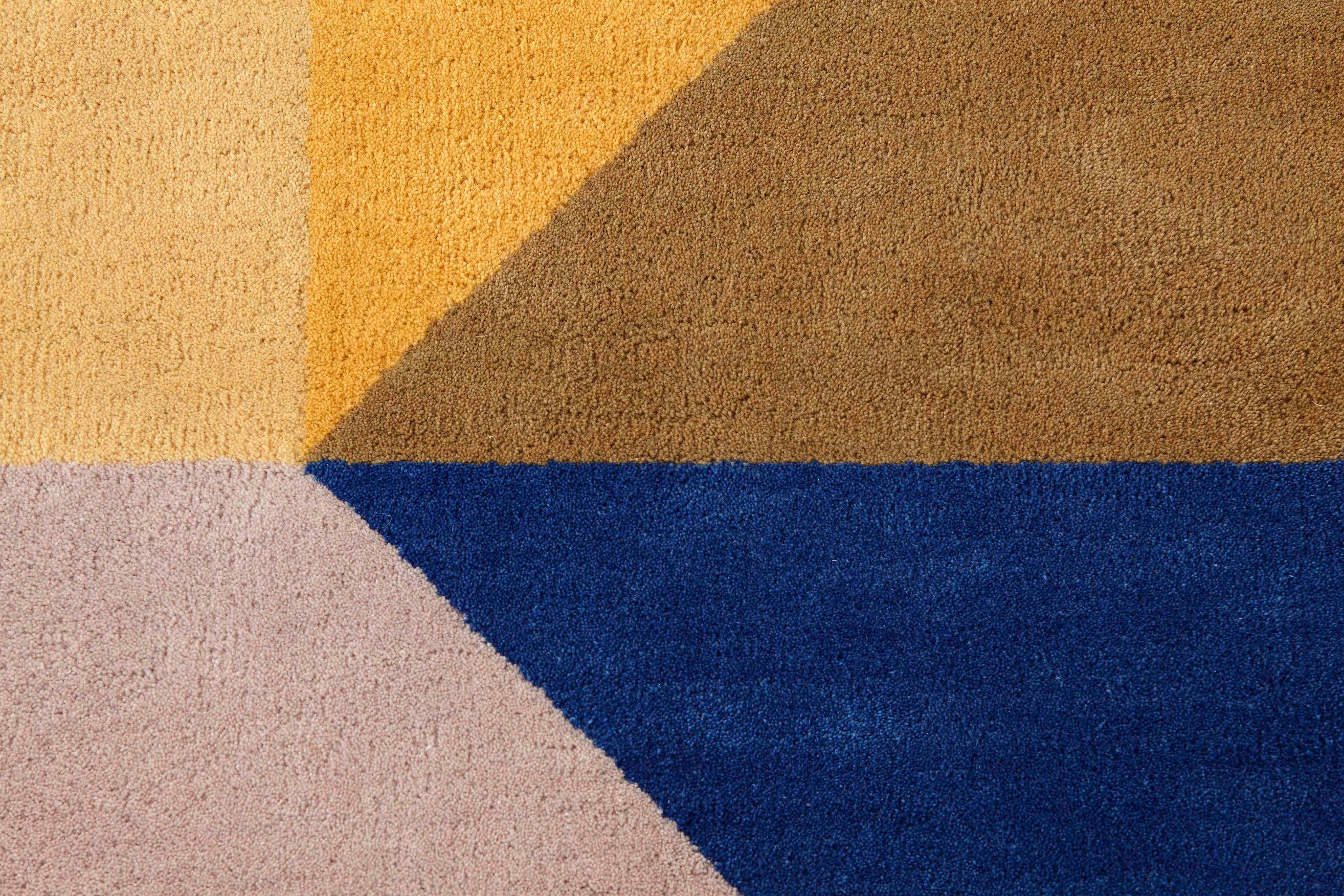 Post-Modern Large Zoe Kubb Rug by Gandia Blasco For Sale