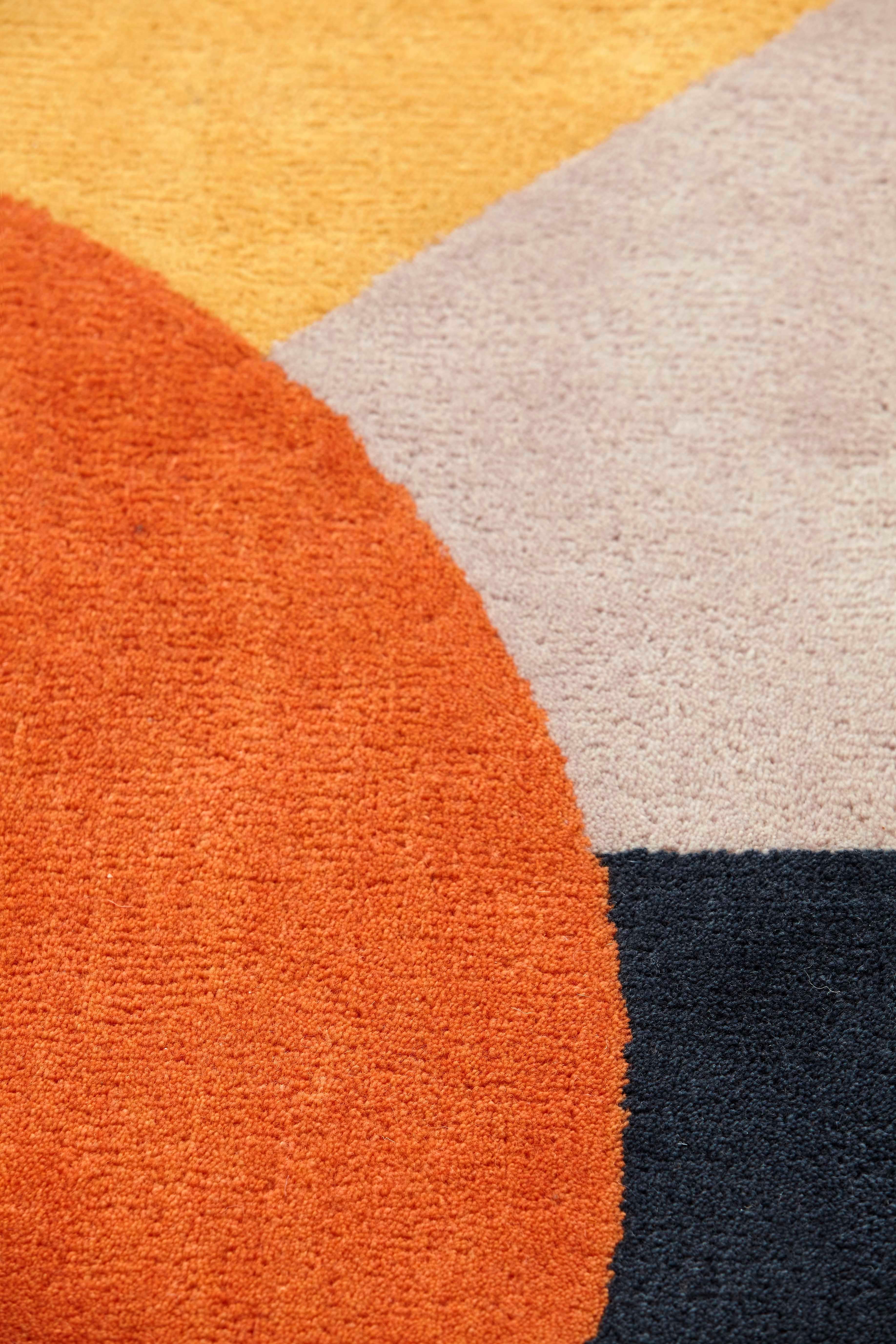 Spanish Large Zoe Kubb Rug by Gandia Blasco For Sale