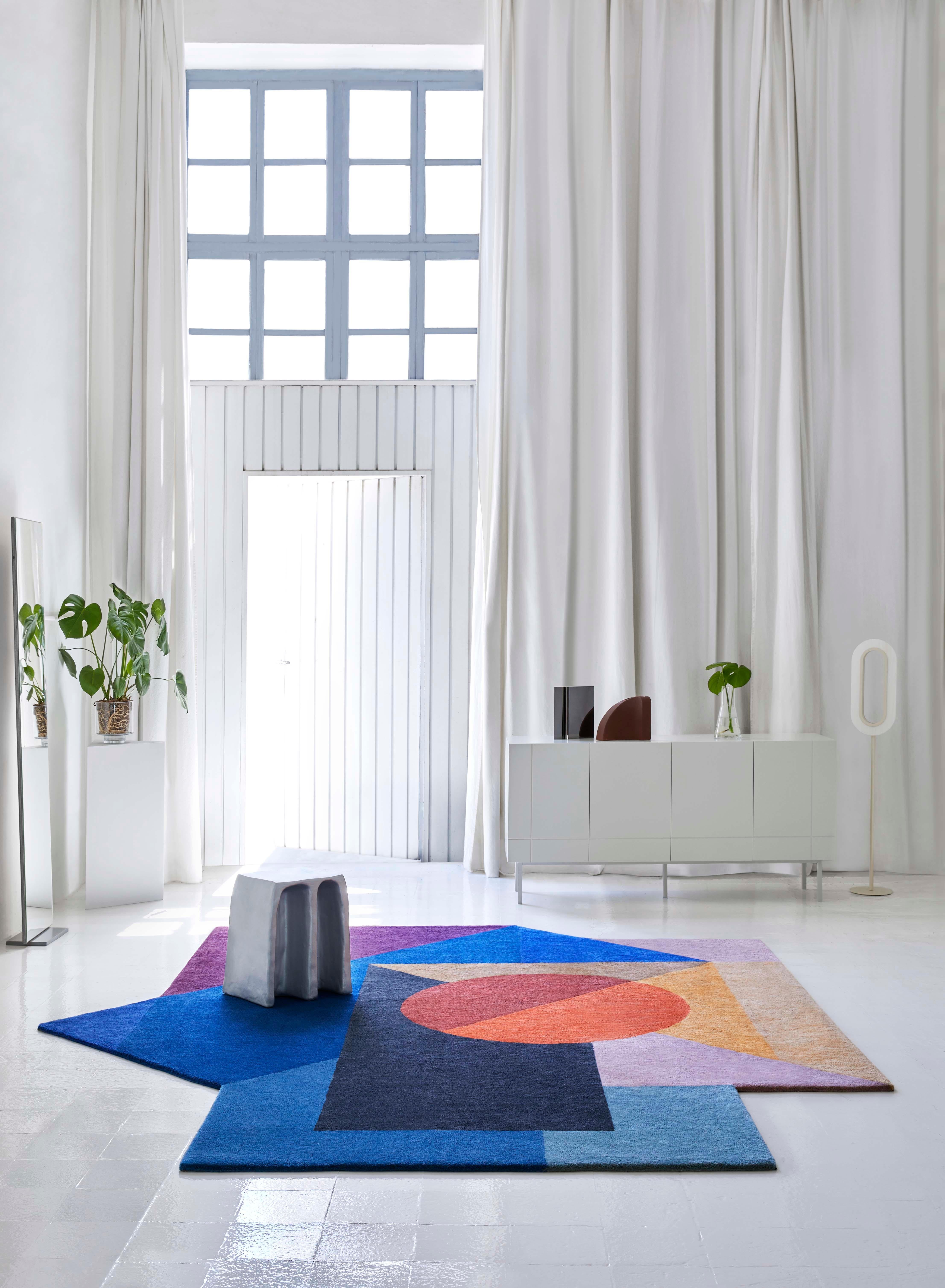 Large Zoe Kubb Rug by Gandia Blasco In New Condition For Sale In Geneve, CH