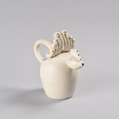 Large Zoomorphic Pitcher by Suzanne Ramié for Madoura, Vallauris circa 1945