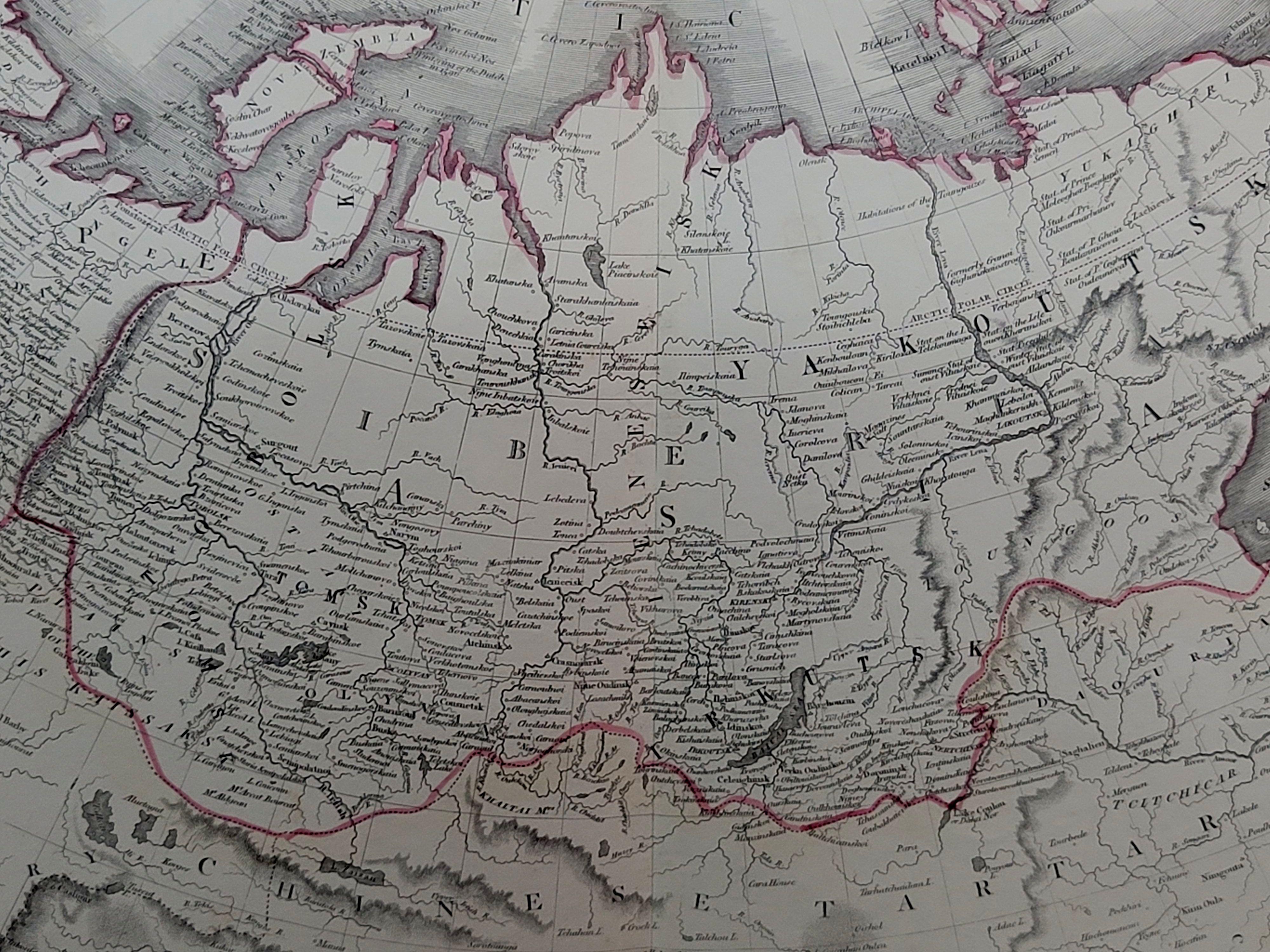 old russian map