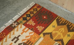 Large Handwoven Multicolor Kilim Rug / Carpet Floral Tree Look