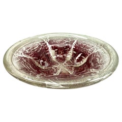 Large'Ikora' Art Glass Bowl, Produced, by WMF in Germany, 1930s by Karl Wiedmann