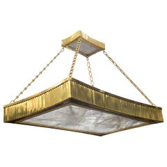 Lampadario in cristallo di rocca in stile Deco più grande