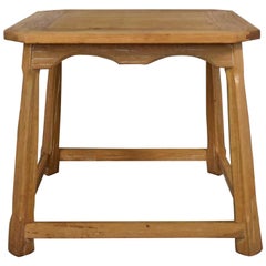 Größerer Ranch Oak Lamp Table Beistelltisch Natural Oak Finish von A. Brandt Company