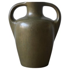 Gran jarrón sueco de bronce pesado ca 1930