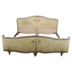 Larger-than-King Size French Folding Used Carved Louis XV Bed Circa 1920