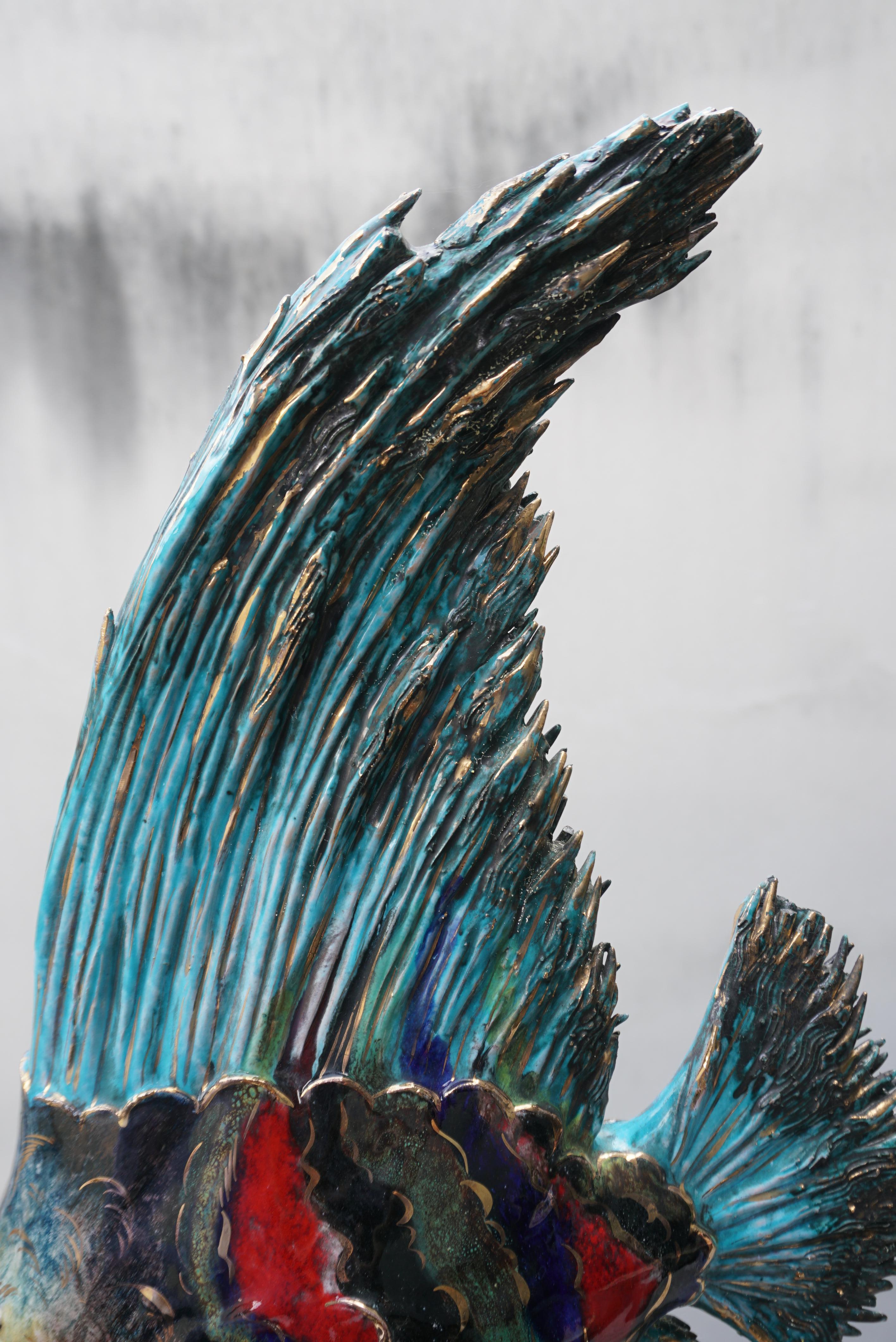 Lampada a forma di pesce più grande della vita di E. Pattarino per Marbro in vendita 2