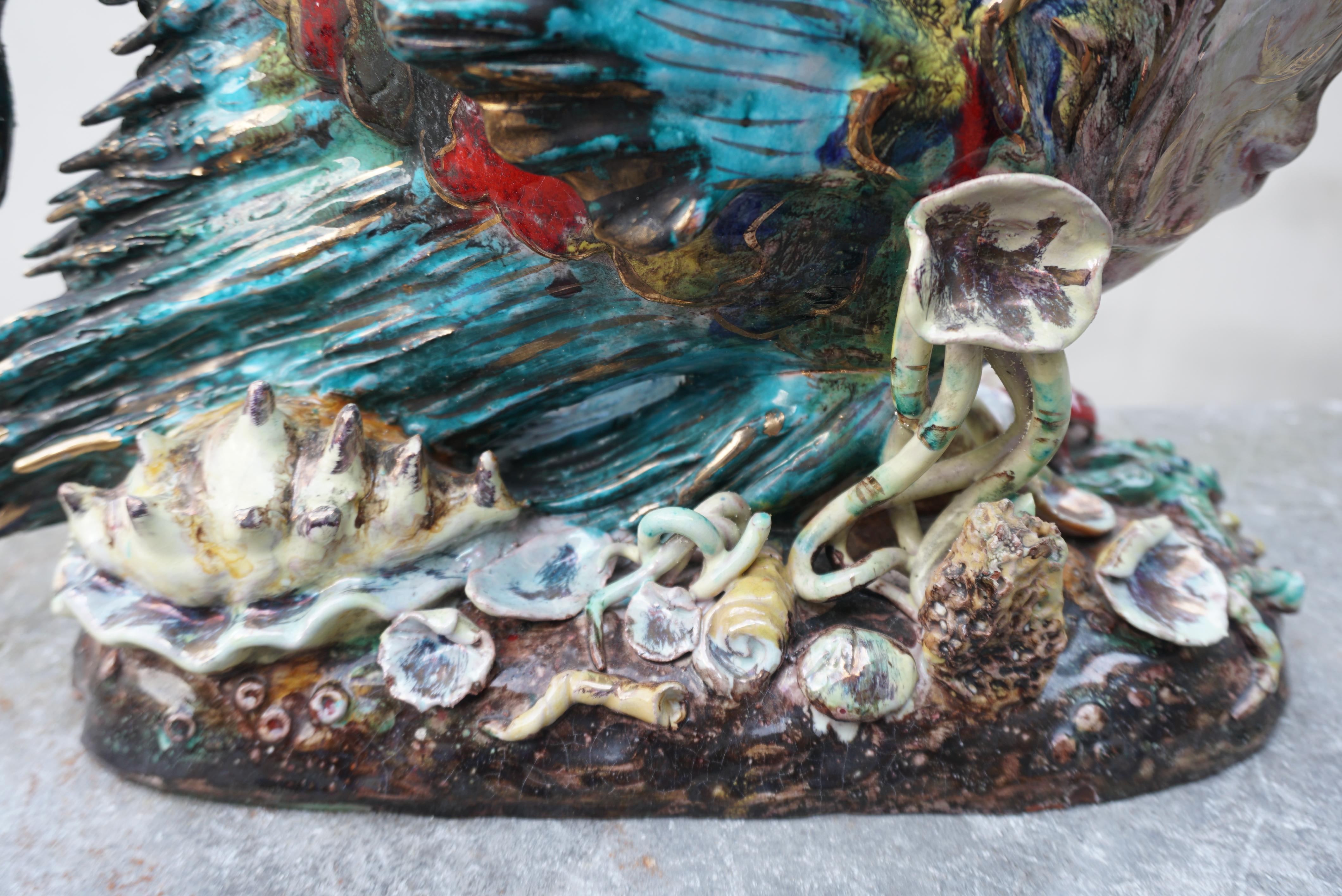 Lampada a forma di pesce più grande della vita di E. Pattarino per Marbro in vendita 6