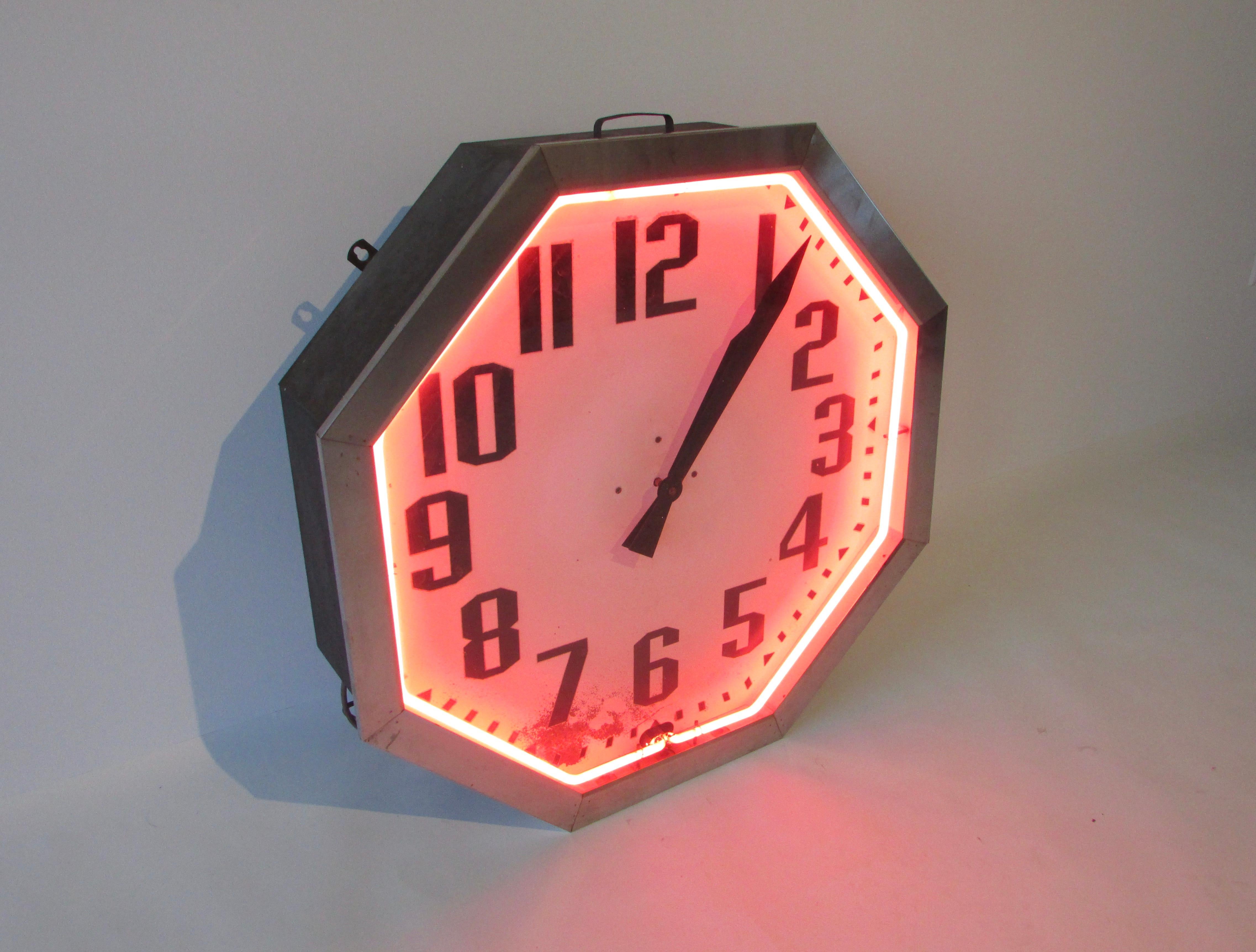 neon clocks for sale