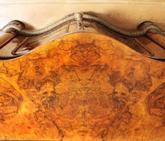 Largest Antique Walnut Marquetry Credenza