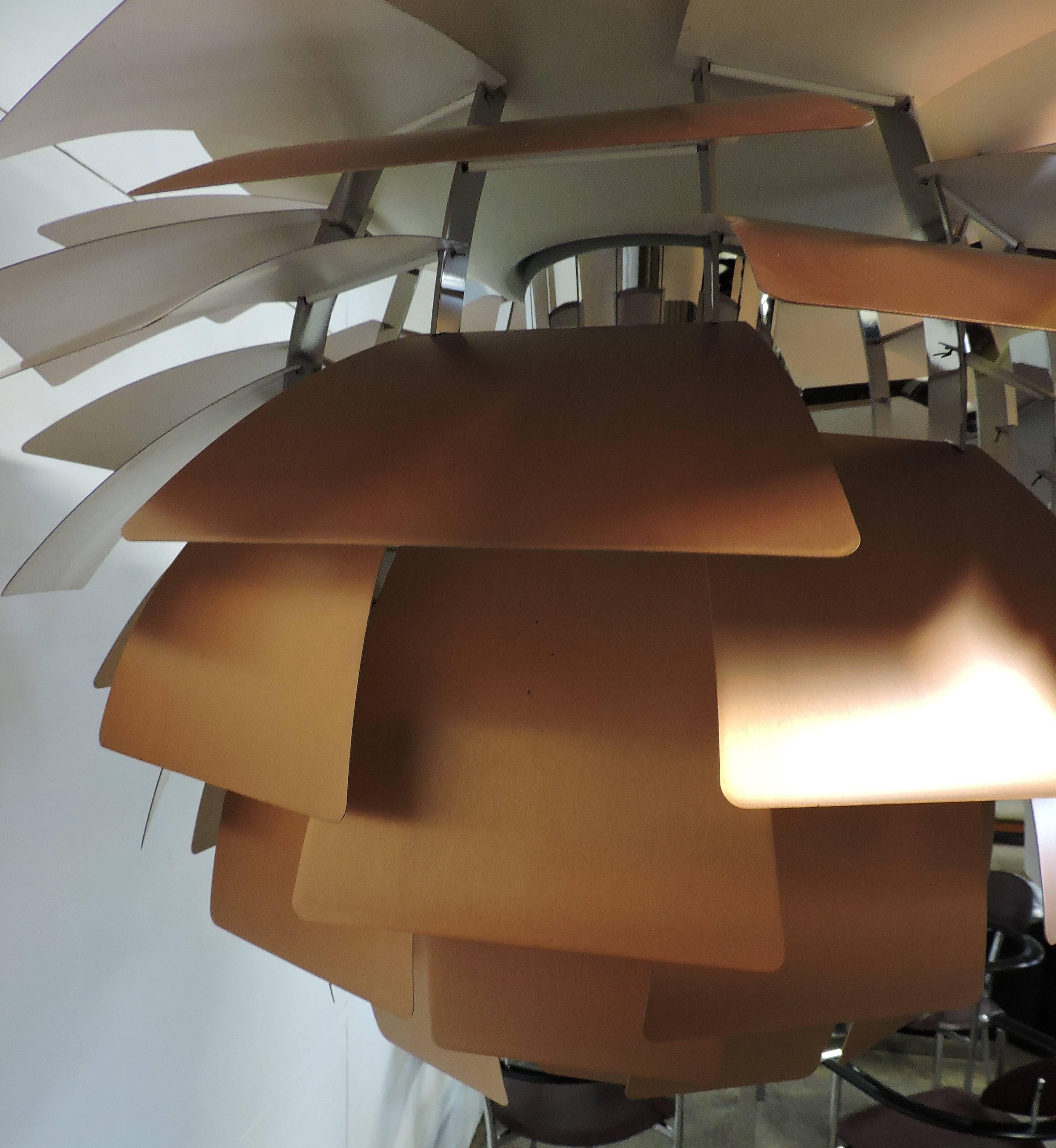 Late 20th Century Largest Size PH Artichoke Poul Henningsen Pendant Lamp Light, Danish Modern